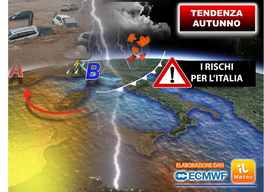 Accuweather Weather Center announces bad news for autumn in Italy